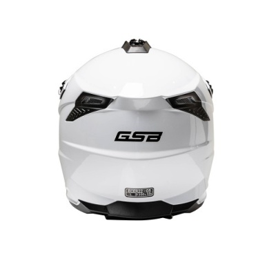 Шлем кроссовый GSB XP-20 WHITE GLOSSY, XL - фото 2